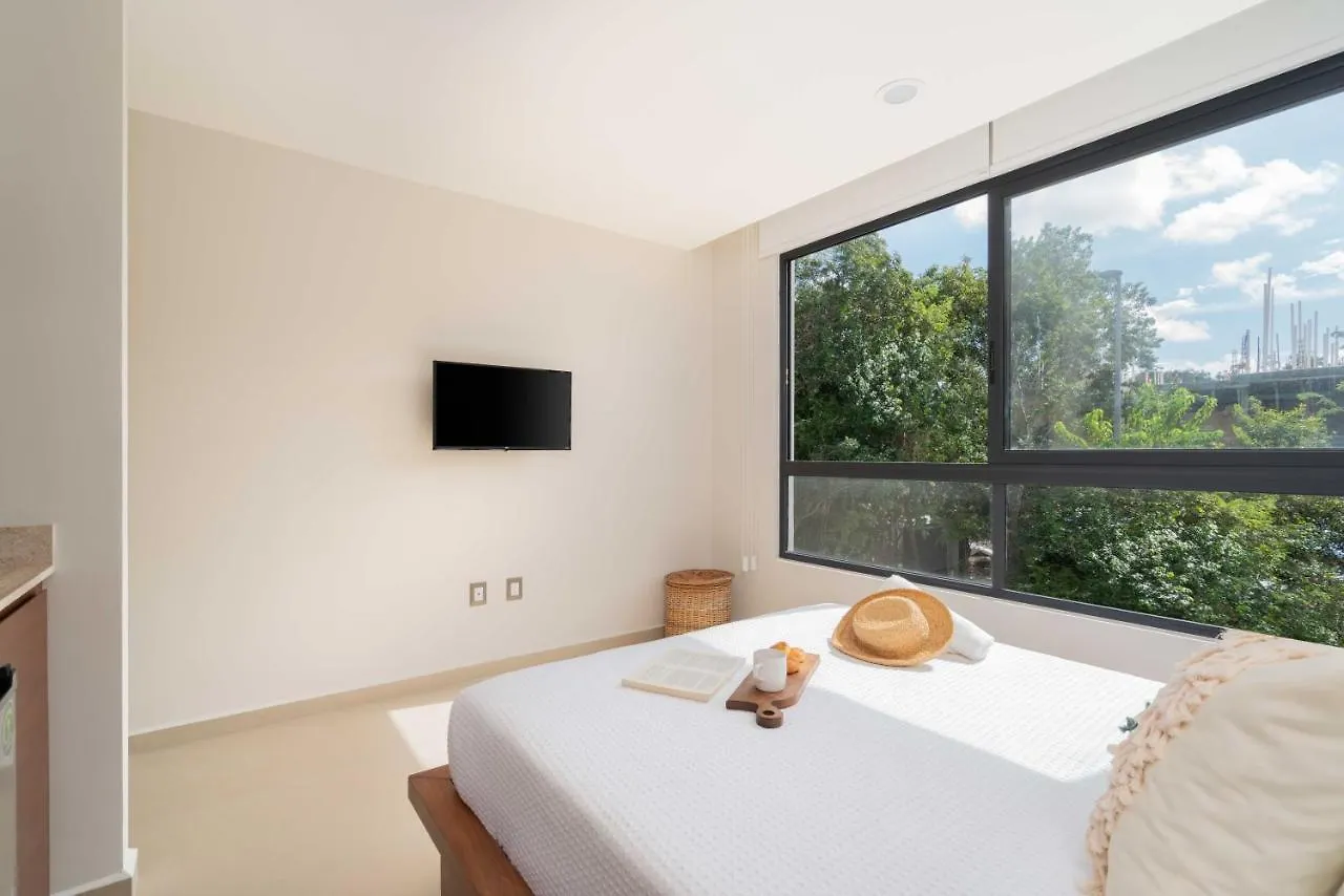 Apartment Queen Bed Suite, Infinity Pool & Fast Wifi, Nespresso & Netflix Tulum Mexico