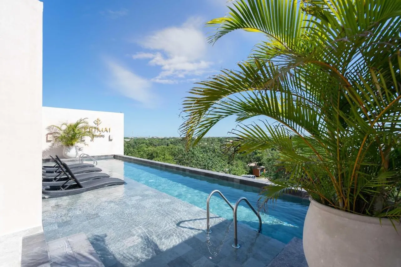 Queen Bed Suite, Infinity Pool & Fast Wifi, Nespresso & Netflix Tulum 0*,  Mexico